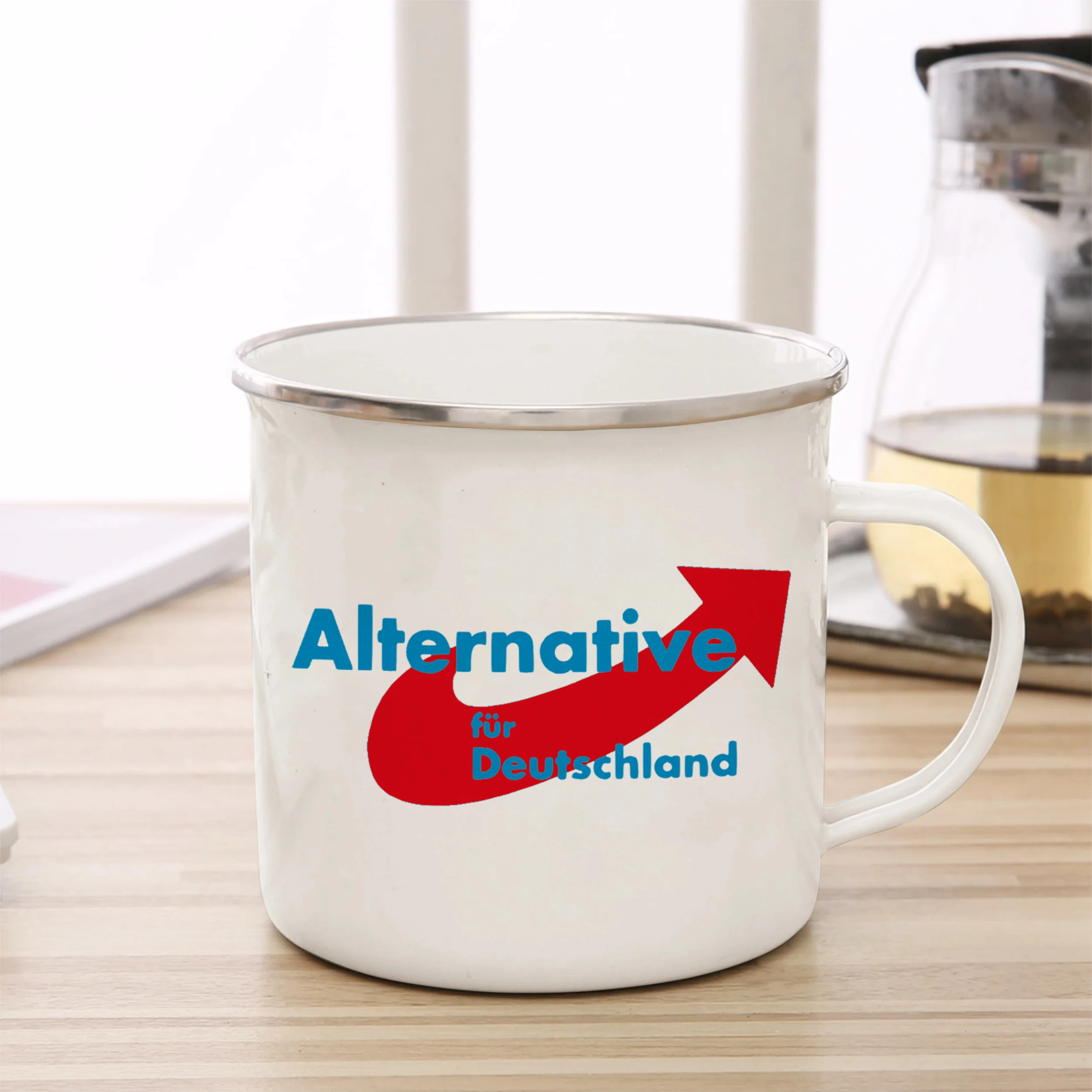 Alternative for Germany Enamel Cup AFD Mug 11oz Fun Ceramic Coffee Cup Tea Fan Memorial