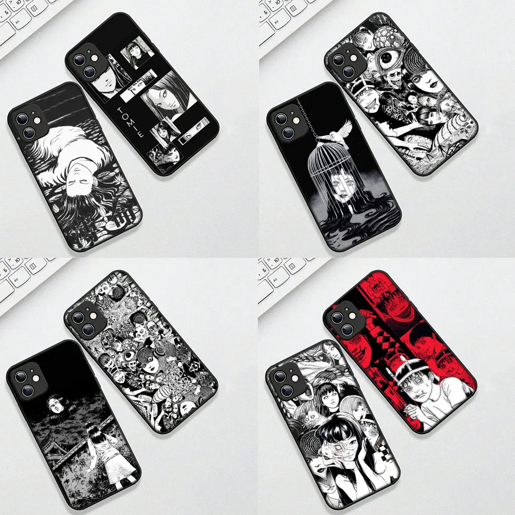 Junji Ito Collection Flexible Phone Cover - Artistic Design Protective Case