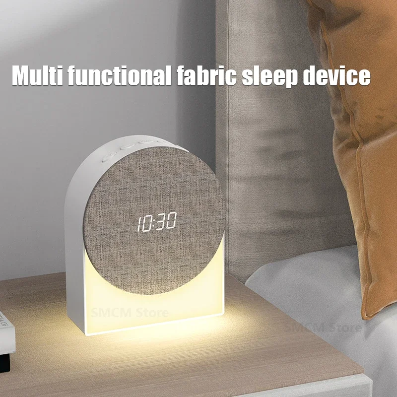 Nuovi Mini Altoparlanti Bluetooth A Rumore Bianco Retrò Subwoofer Portatile Vintage Sleep Aid Sound Box Con Supporto Luce Rgb Tf Card Play