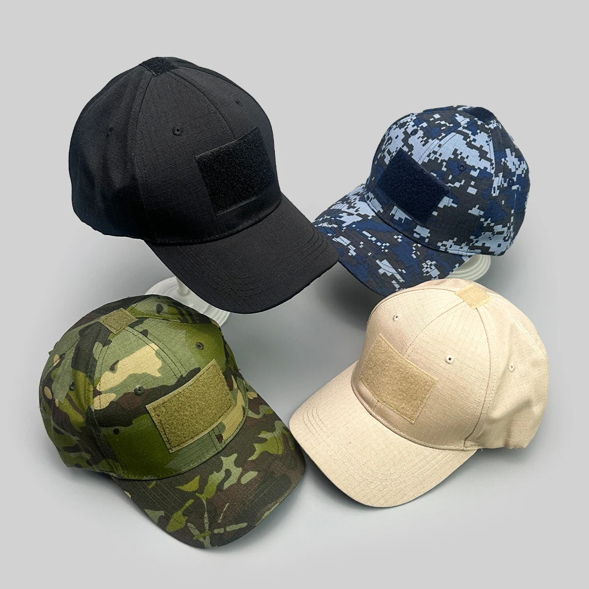 Casquette baseball camouflage sangle Velcro unisexe sunshade versatile tactique riding
