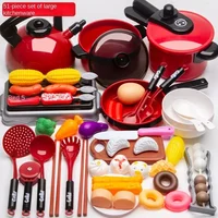 Children Kitchen Toys Simulation Kitchen Toys Set Cookware Fruits Cutting Kitchen Accessories Cooking Toys for Kids Girls Gifts 2