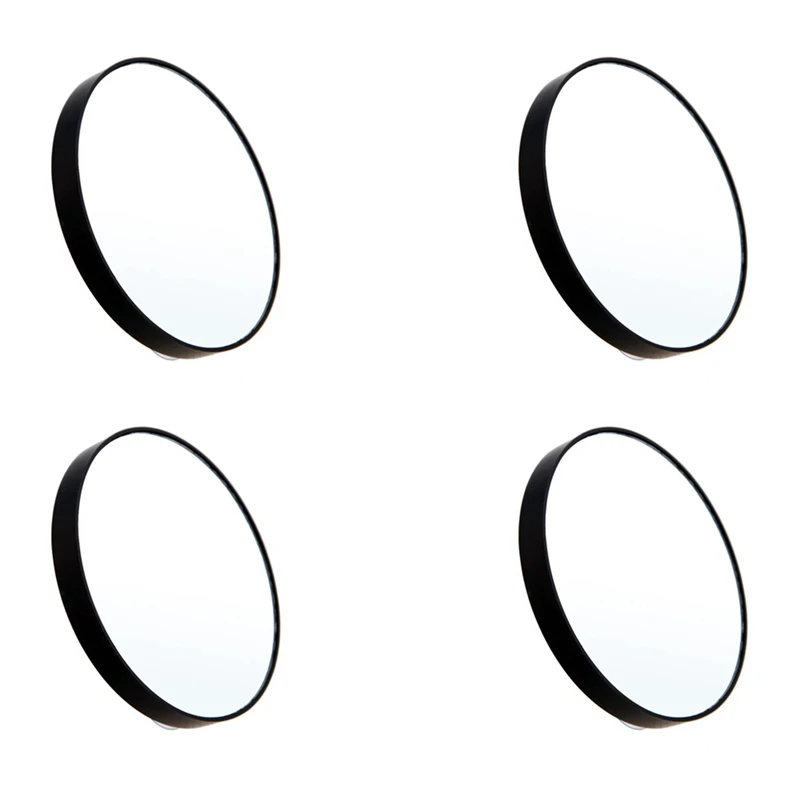 

4 Pcs 10X Magnifying Mirror With Two Suction Cups Makeup Tools Round Mirror Big Mirror Ten Times Magnification