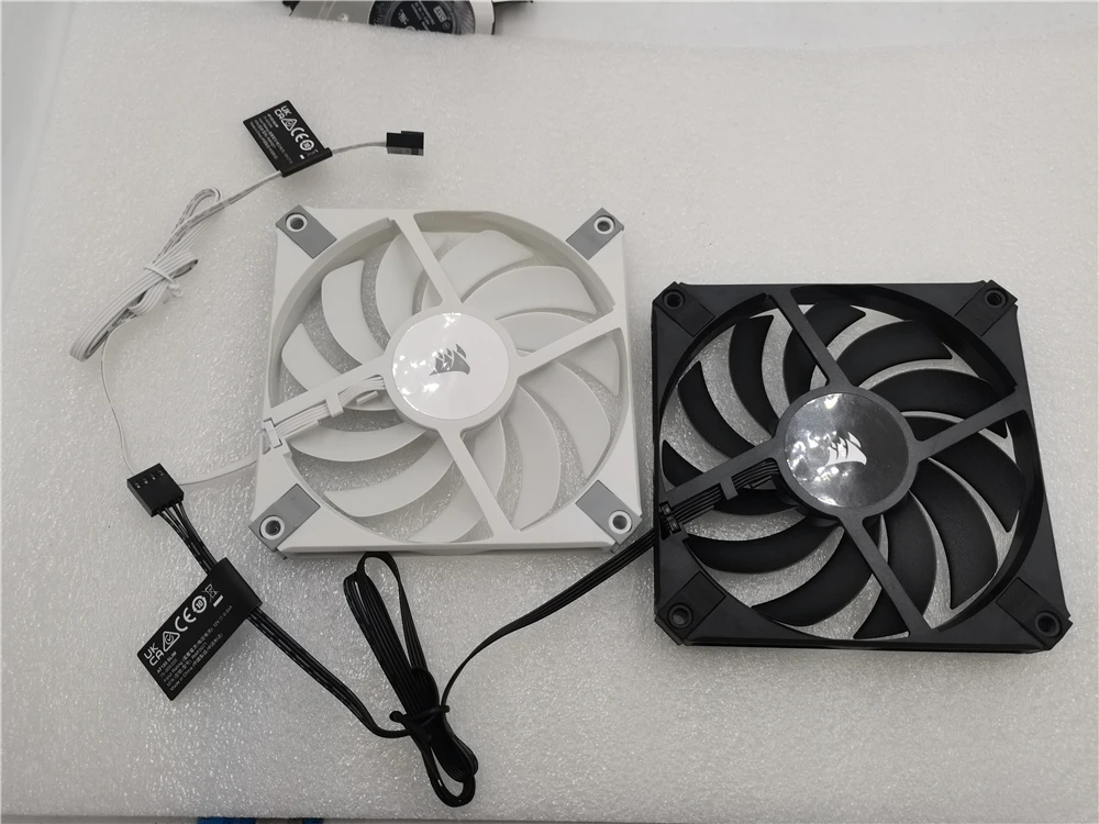 Ventilador para American Corsair Af120 Preto Branco 120 mm 120x120 12023 Magro Silencioso Ventilador Rwf0071 Ventilador de Refrigeração do Chassi Novo - Imagem 4
