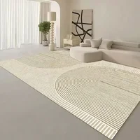 Modern New Chinese Carpet Crystal Velvet Living Room Coffee Table Blanket Simple Light European Chinese Wind Sand Mat 1