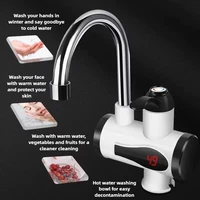 Robinet électrique chauffe-eau affichage de la température chauffe-eau instantané cuisine Machine de chauffage de l'eau sans réservoir 4