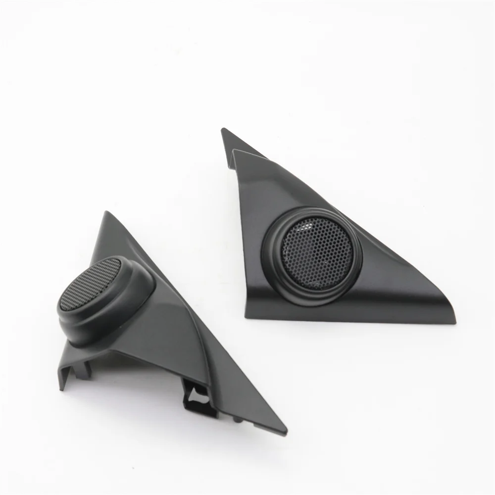2PCS Car Tweeter Refitting Audio Door Angle Gum Speaker Cover Boxes Mounts for Toyota Reiz 2014