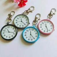 Nouvelle petite montre de poche à Quartz mignonne avec porte-clés hommes femmes montre à Quartz pour infirmières médecins étudiants montres minimalistes cadeau pour enfant 1
