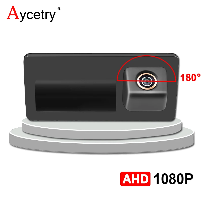 180&deg; AHD 1080P Car Trunk Handle Rear View Camera for Audi A3 A4 A5 S5 Q3 Q5 for VW Golf Passat Tiguan Jetta Sharan Touareg B6 B7