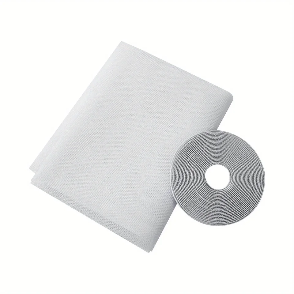 Anti Fly Mosquito Net DIY Self-Adhesive Fly Mosquito Window Net Mesh Mosquito Insect Bug Net Curtains for Windows