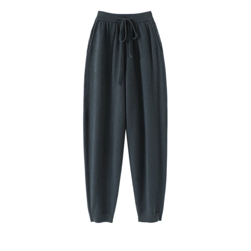 Вязаные шаровары 100% кашемировый