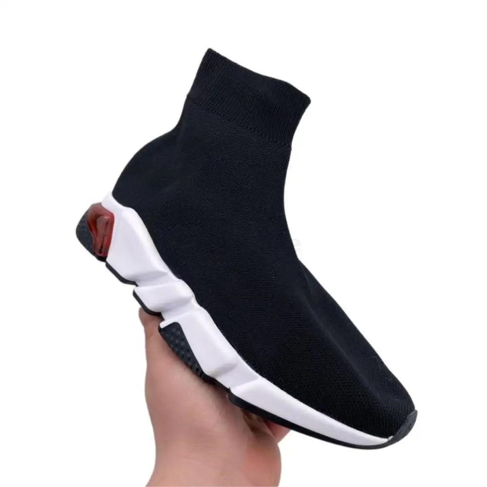 2022 Designer Platform Speed Trainer Sock Boots Sneakers For Men Women Black White Red Fashion Triple Stretch Casual Shoes
