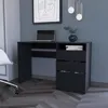 San Diego Computer Desk, One Shelf, Black Wengue Finish 2