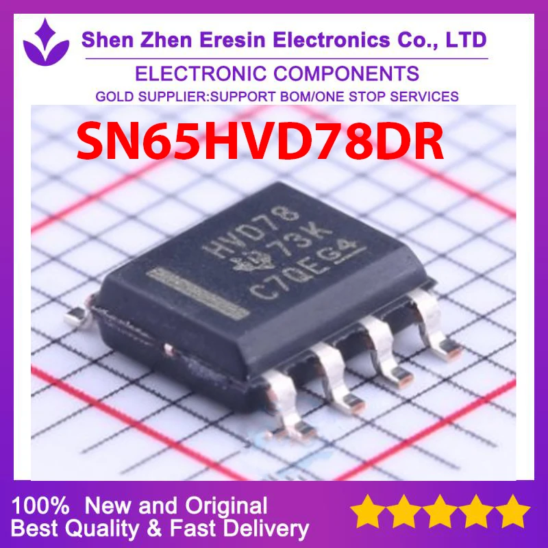 

Free shipping 1PCS/LOT SN65HVD78DR SOP8 New and original