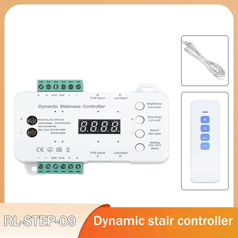 

Sensor Stair Light Controller Tread Smart Stair Controller Remote Control With Light Sensor