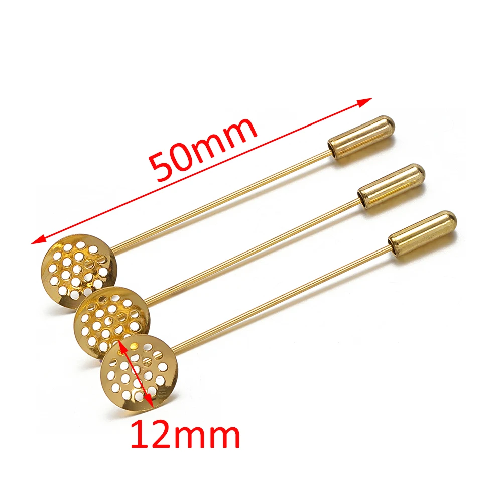 Jewelry Making Brooches Accessories  Brooch Blanks Jewelry Making -  10pcs/lot 50mm - Aliexpress