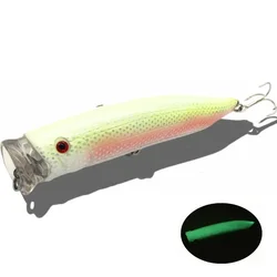 Enhanced Sea Fishing Popper Lure - 120mm, 30g Floating Bait with Through Wire Construction - 150mm - 54g (E)