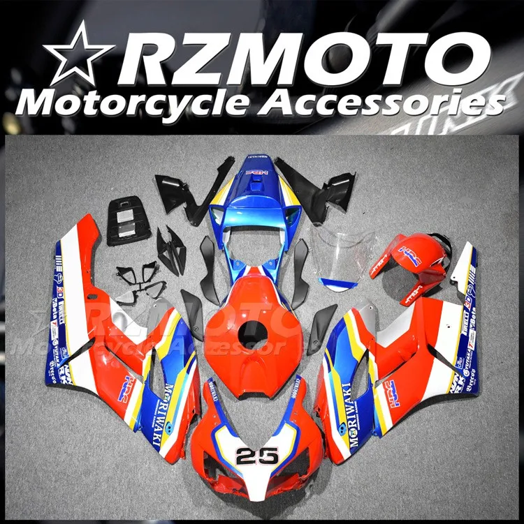 

Новый комплект обтекателей для мотоцикла ABS, подходит для HONDA CBR1000RR 2004 2005 04 05, кузов красного и синего цвета