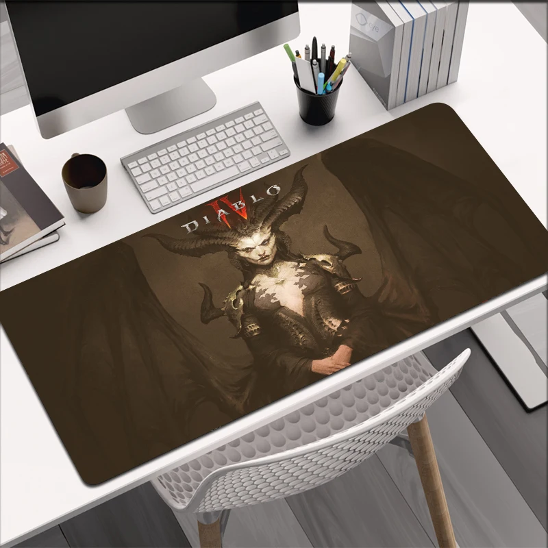 Grande Borracha Gaming Mouse Pad Gamer Mousepad Mat Anti-slip Computador Laptop Desk Teclado Diablo xl 40x90cm