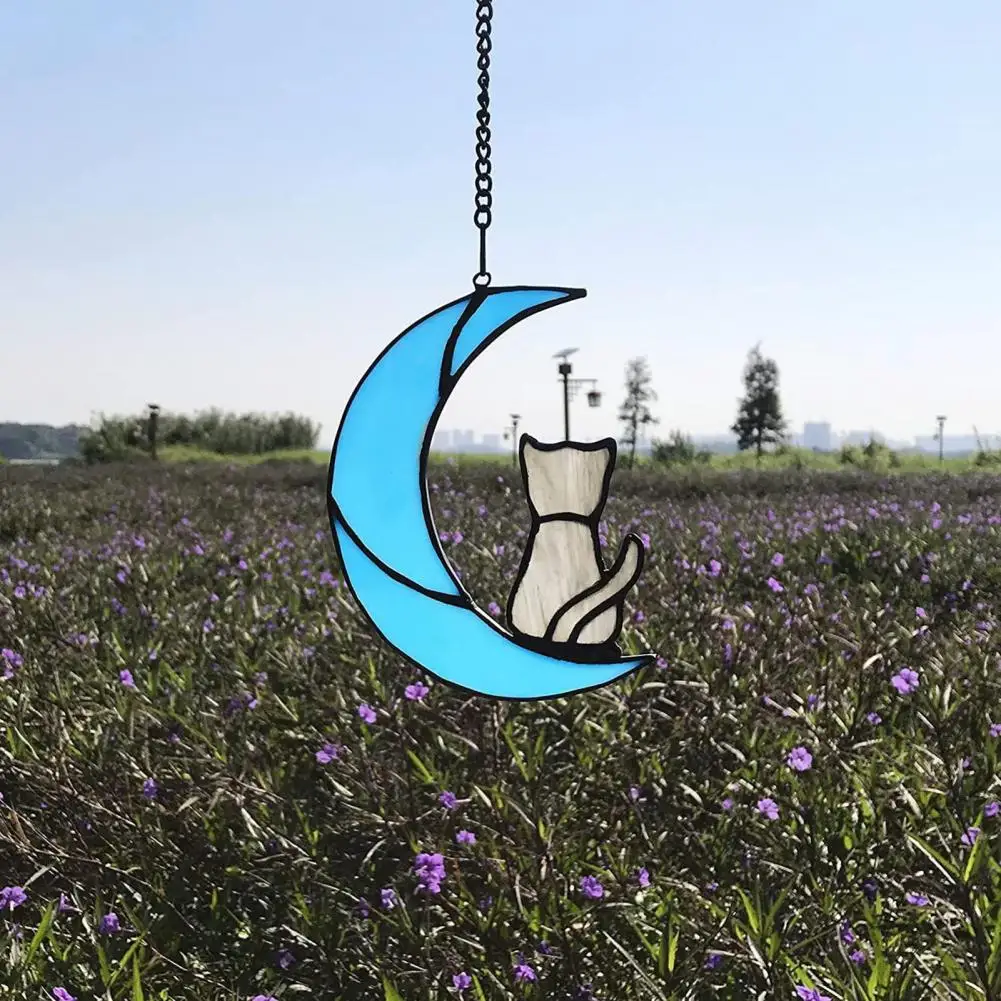 

Panda Hanging Pendant Trendy Chain Smooth Edge Window Decor Car Hanging Ornament Present