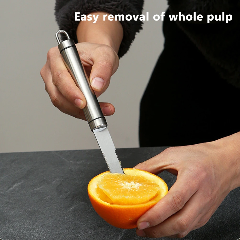 Stainless Steel Grapefruit Cutter Orange Citrus Peeler Household Fruit Cutter Kitchen Peeling