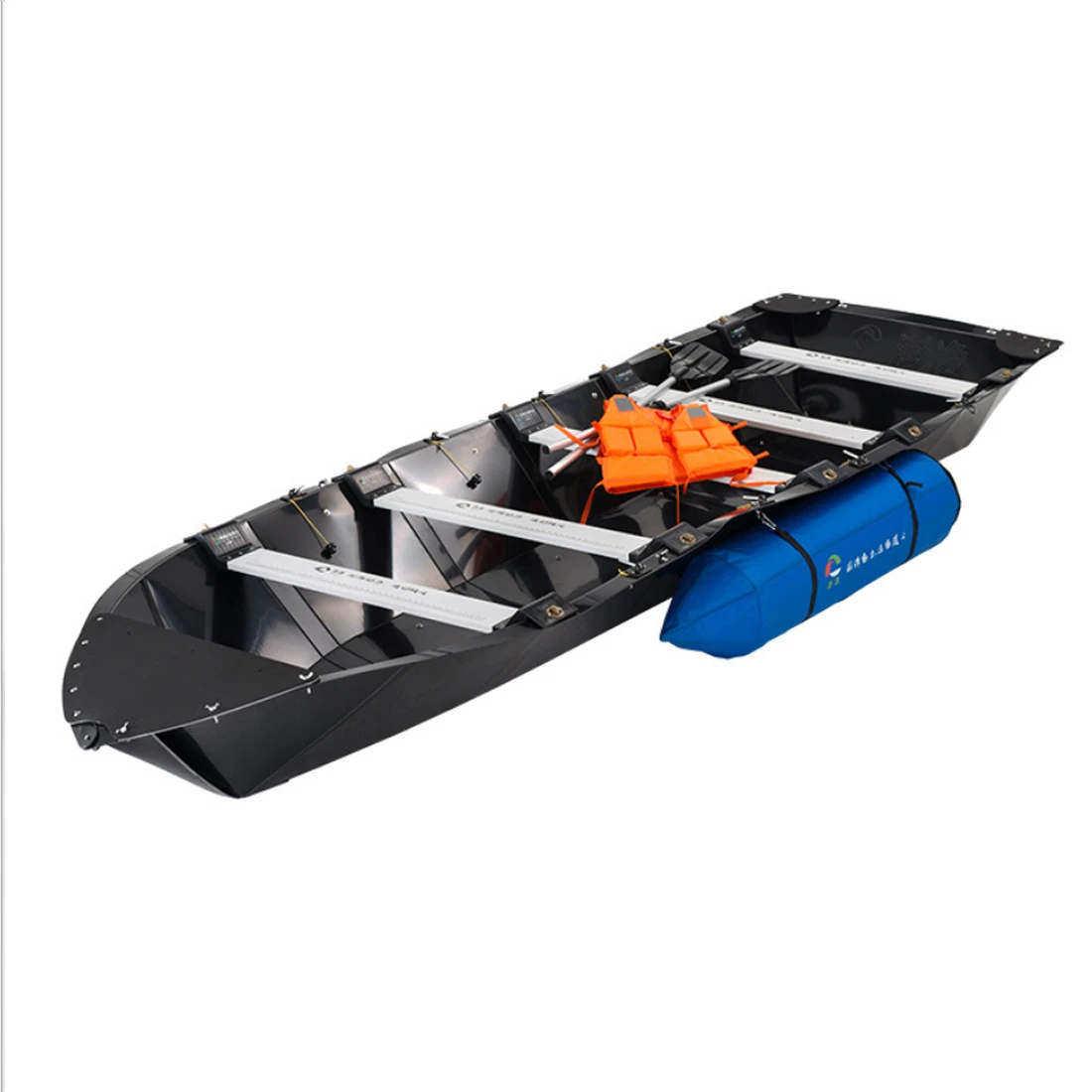 3.2m Portable Folding Boat Luya Fishing Boat 2/4/6 Person High Speed