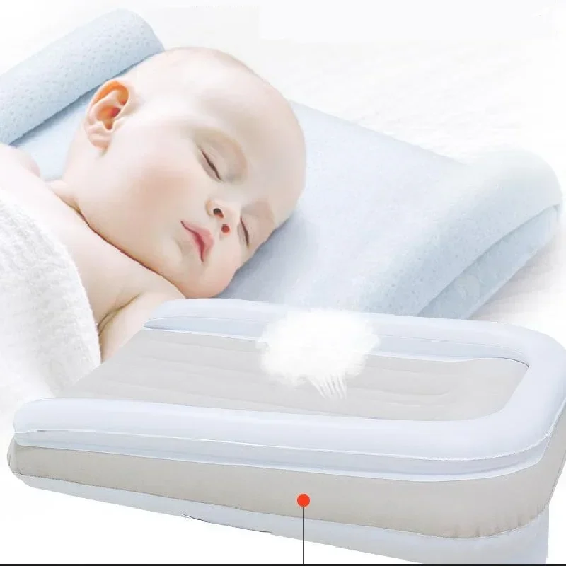 

Rear Camp Children's Car Inflatable Plane Mattresses Air Sleeping Bed Baby Rail Folding Travel Accessory High-speed Kid