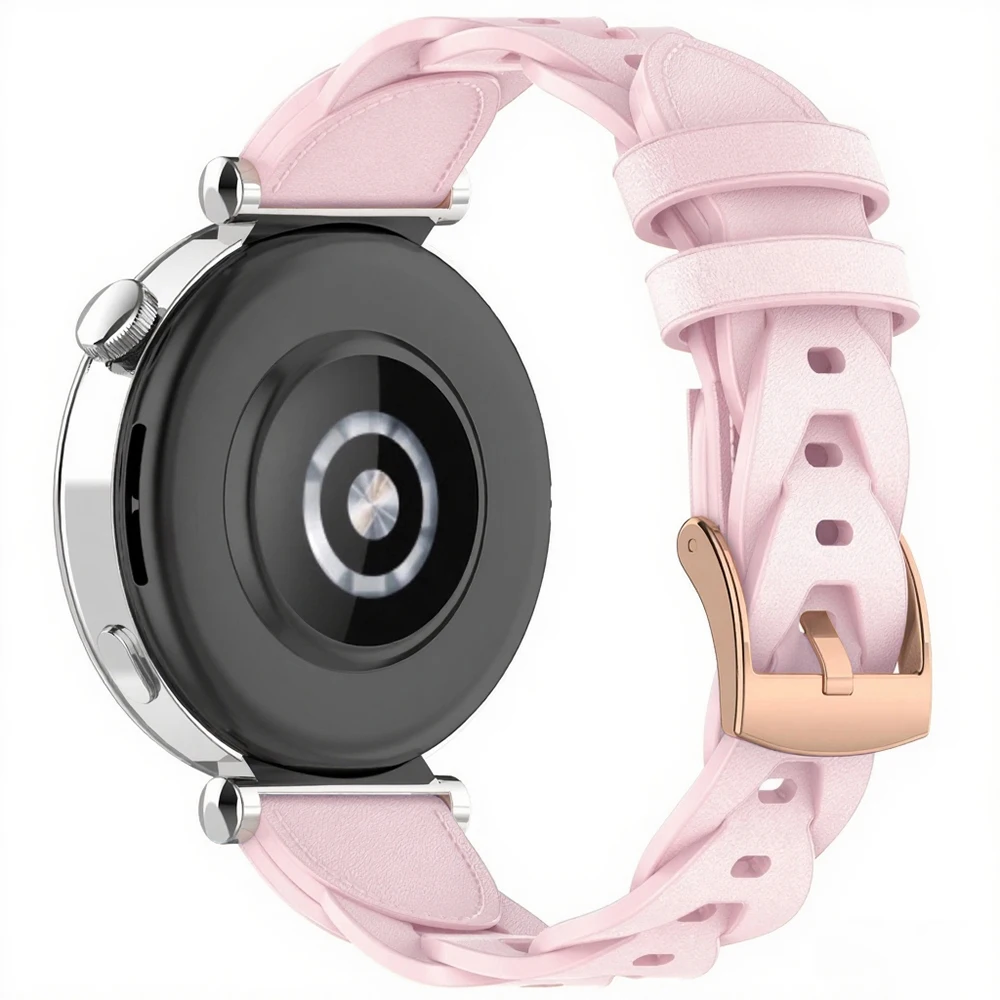 Sporty 18mm Synthetic Leather Strap Wristband