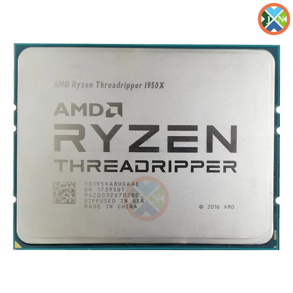 AMD Ryzen Threadripper 1950X 16 Cores 32 Threads Base Clock 3.4GHz