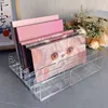 7 Grids Clear Acrylic Eyeshadow Compact Organizer Drawer Organization Transparent Slot Cosmetics Case Divider Makeup Storage Box 2