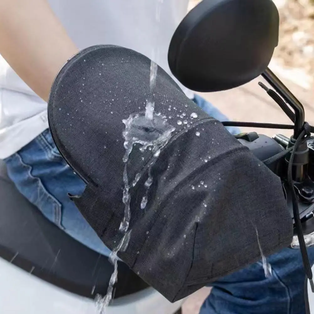 

Motorcycle Handlebar Gloves 1 Pair Fashionable Thickened Fabric Anti-scratch Modified Decorative Accessories