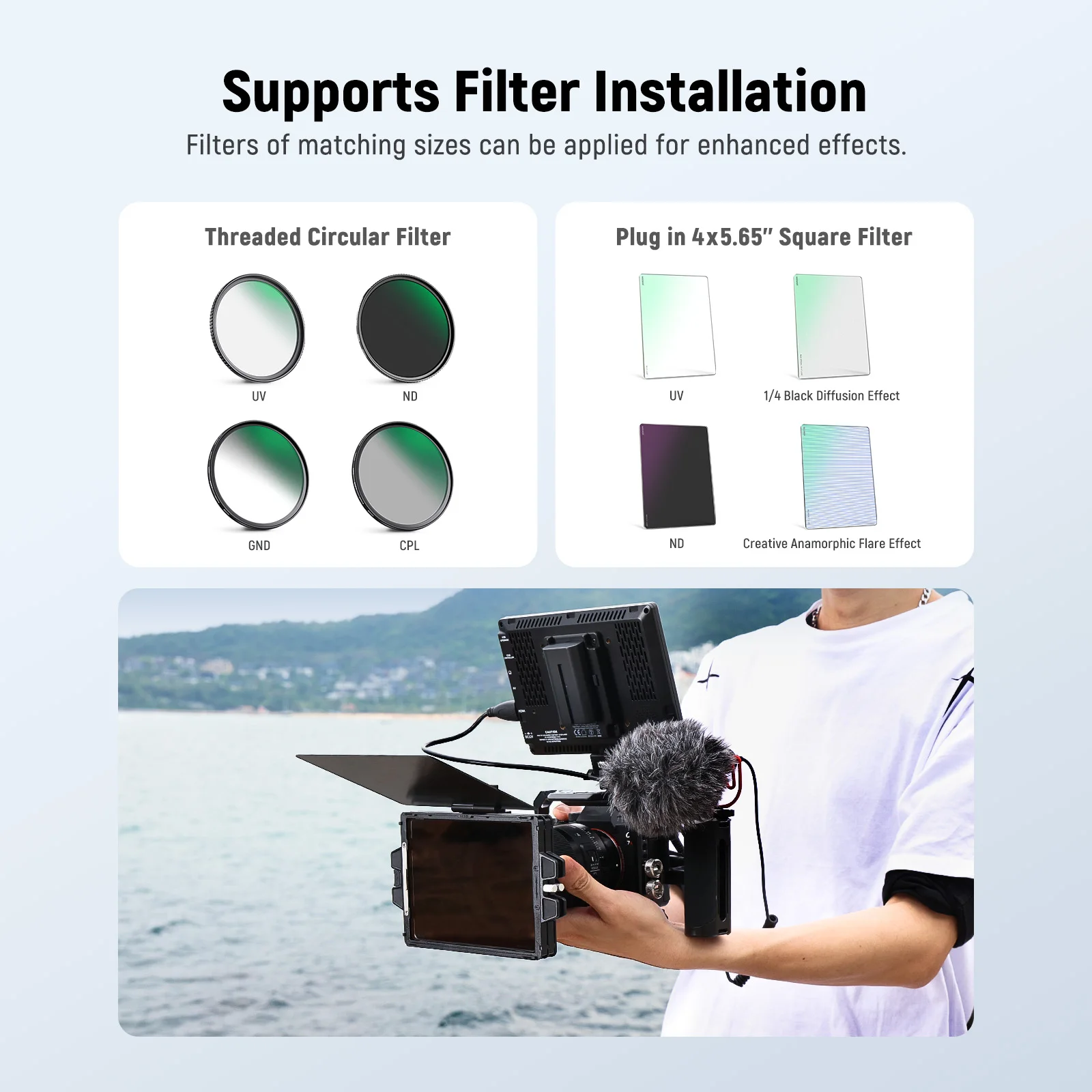 NEEWER PG002 Mini Matte Box with 4