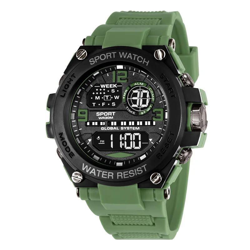 Men Sports Electronic Smart Watch Digital LED Display Gym Fitness Birthday Gift