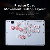 Haute42 Arcade Joystick Hitbox Leverless Controller Arcade Fighting Game Hitbox For PC /PS3/Ps4 /Switch Mini Arcade FightStick - Image 3
