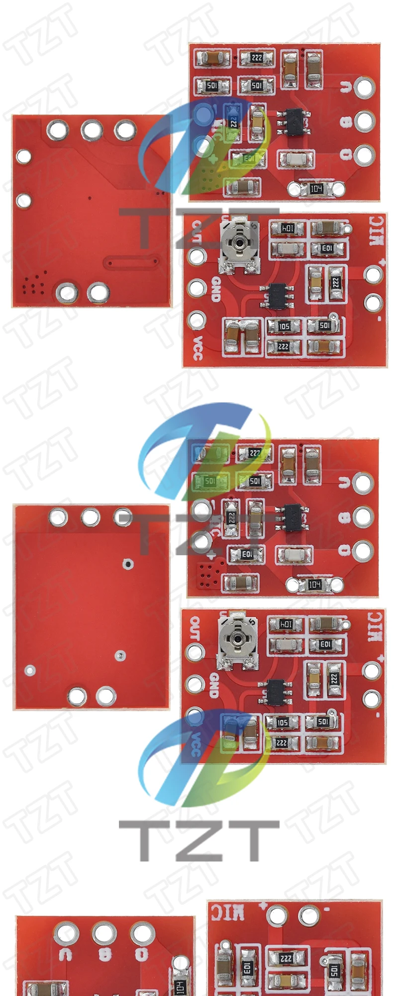 Neue max4466 Elektr et mikrofon verstärker platine Vorverstärker vorverstärker mit einstellbarer Verstärkung für Arduino – Detail 2