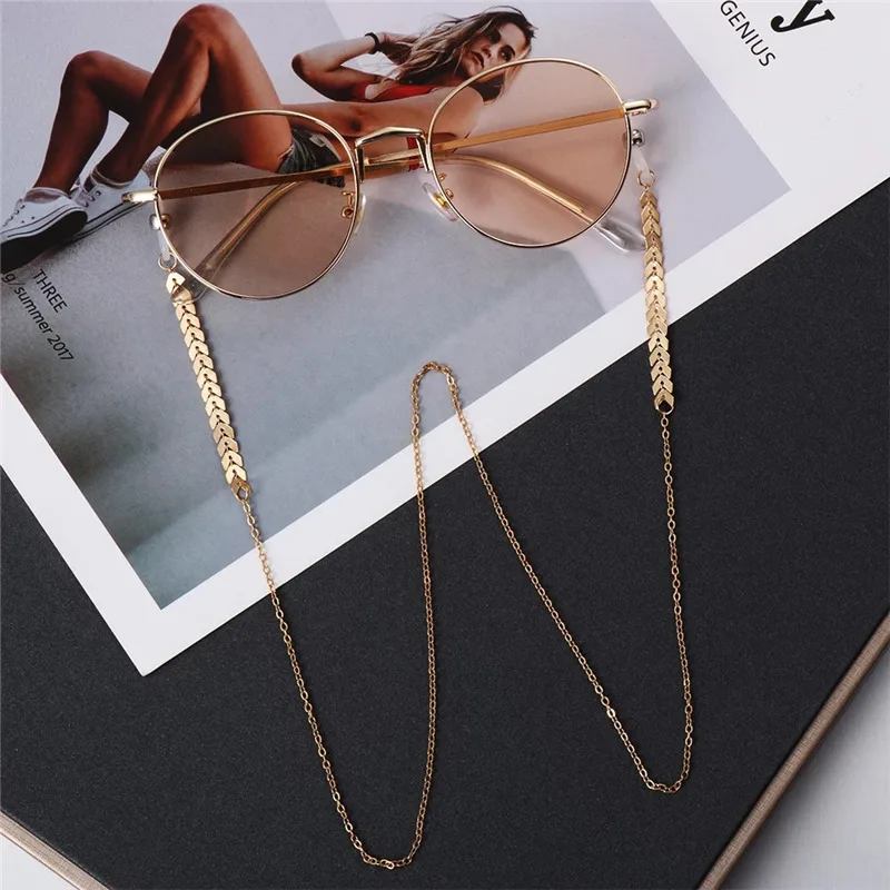 Sunglasses Masking Chains For Women Acrylic Pearl Crystal Eyeglasses Chains Lanyard Glass New Fashion Jewelry Wholesale