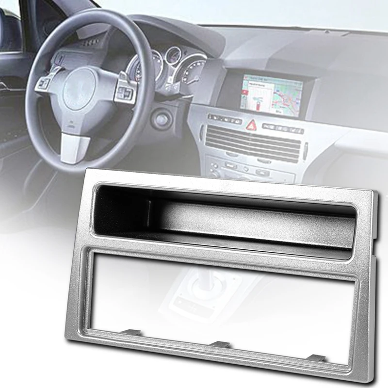 1Din 자동차 스테레오 라디오 DVD 플레이어 패널 오디오 트림 프레임 Opel Agila Tigra Astra Corsa Signum Vectra