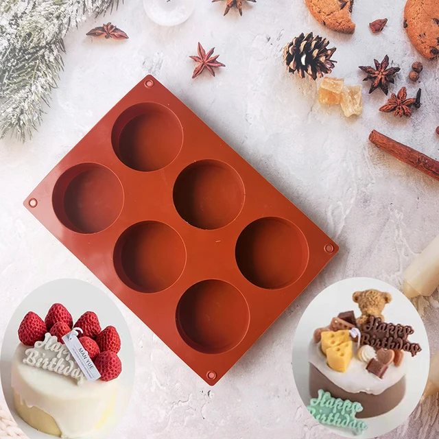 Szilikon Süti Öntőformák Kerek Hengeres Cukorka Csokoládé Penész Az Oreo Fedett Szendvics Muffin Cupcake Mini Szappankészítés - Image 3