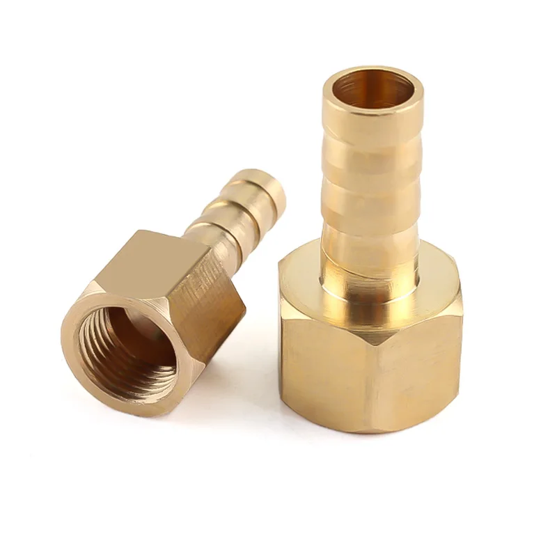 

Hose Barb Connector 6 8 10 12 14 16mm Pneumatic Pagoda Joint Female Thread 1/8 1/4 3/8 1/2 Brass Pipe Fittings Coupler Adapter