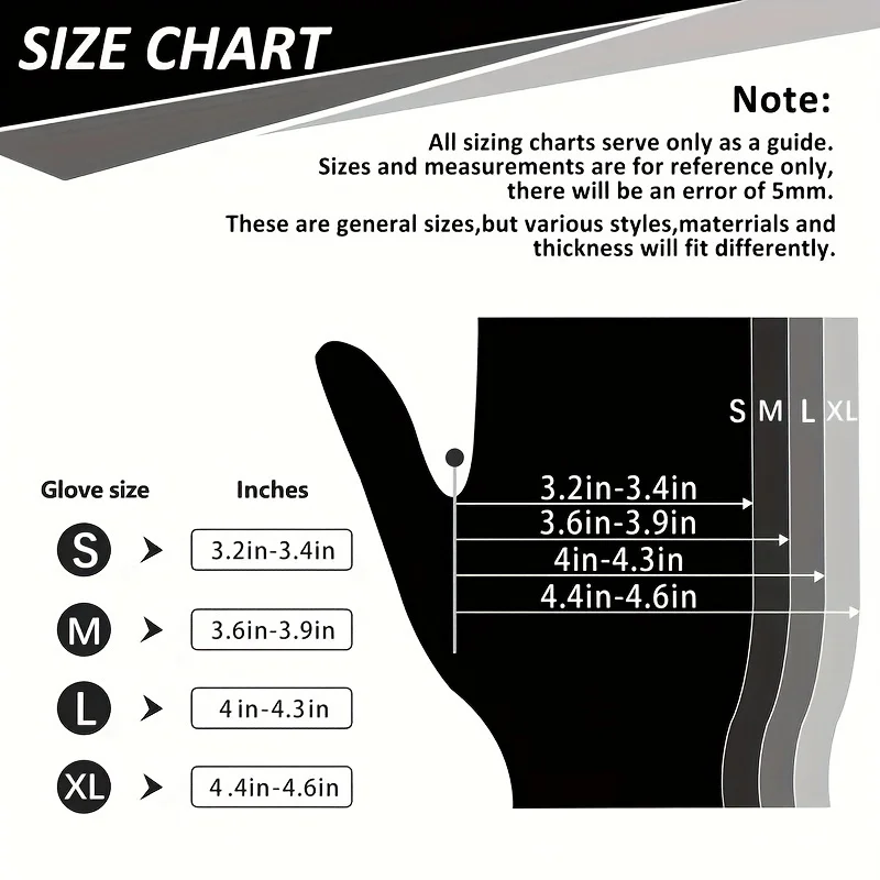 Black Nitrile Gloves Thickened Durable Waterproof Nitrile Gloves Household Cleaning Car Repair Hair Dyeing Tattoo Tools 20/50PCS