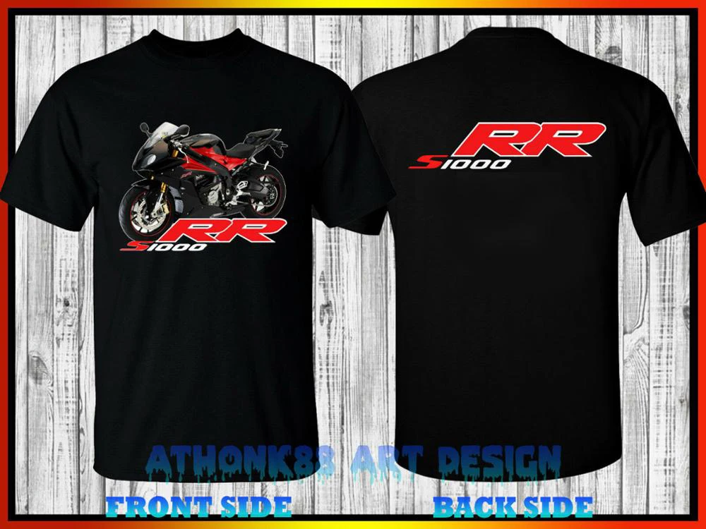 

S1000R Motorcycles T-SHIRT SPORT German Motorrad FAN TEE SHIRT double side