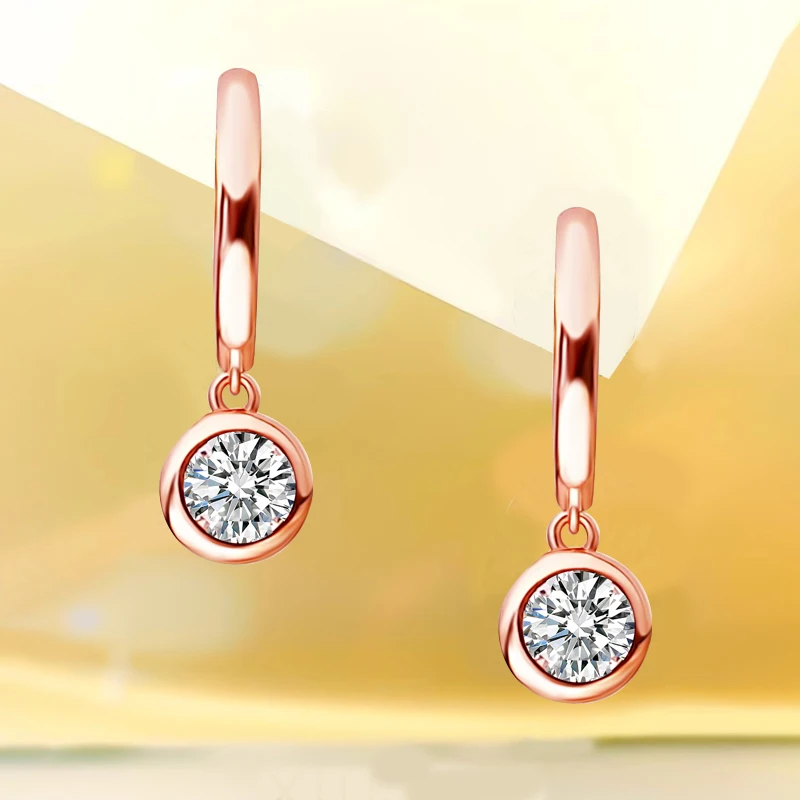 

New Light Luxury Earrings 925 Sterling Silver Inlaid with High Carbon Diamonds, Versatile and Elegant, Women's Wedding Jewelry