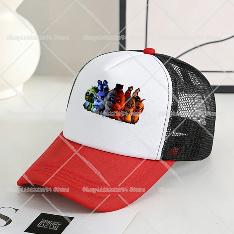 Five Nights at Freddy's Themed Mesh Baseball Cap - Cartoon Sports Hat