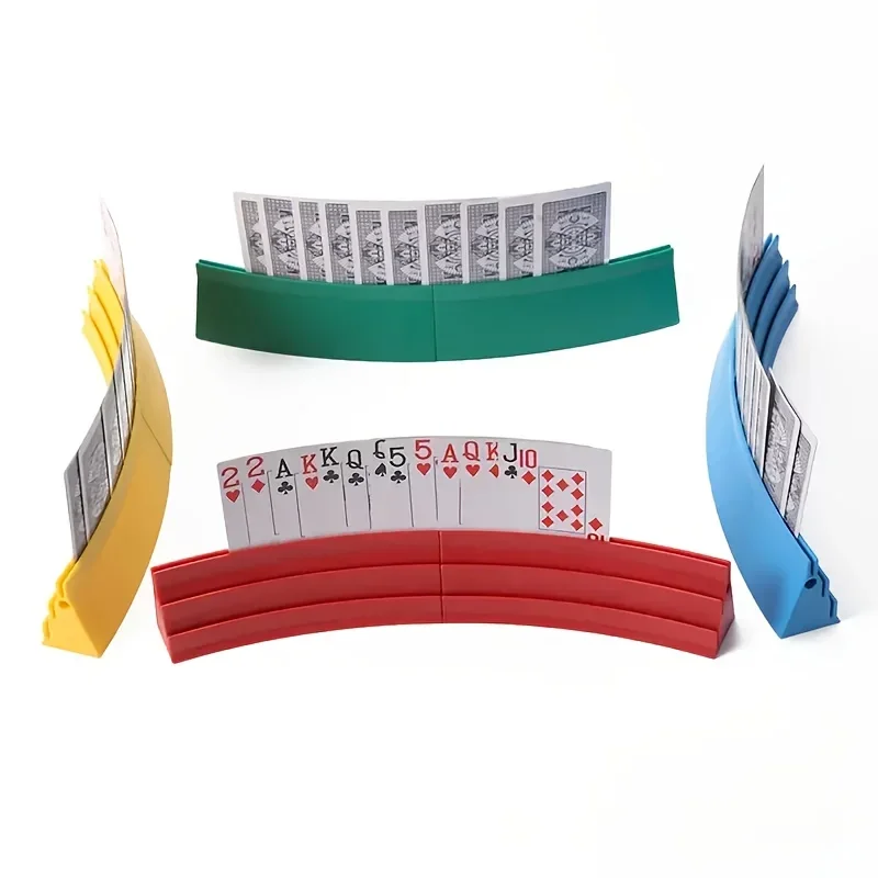 2pcs/1Set Expandable & Upgradeable Three-Layer Plastic Card Holder Without The Need for a Card,Interactive,Party & Holiday Games