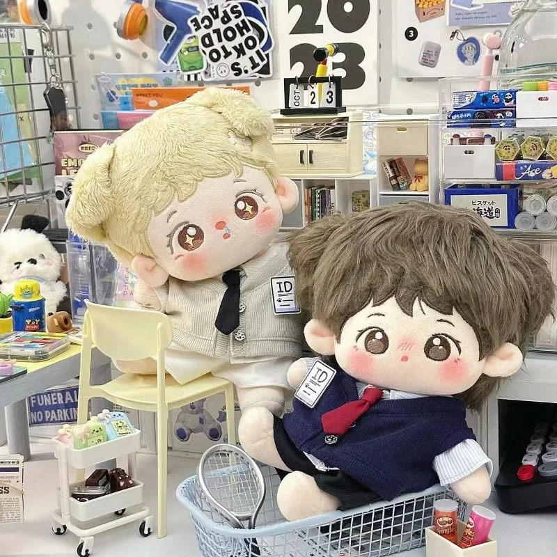 In Stock!! 20cm Doll Cotton Doll Cute Clothes Handsome Cool Suit Clothes Non-attribute DIY Replacement