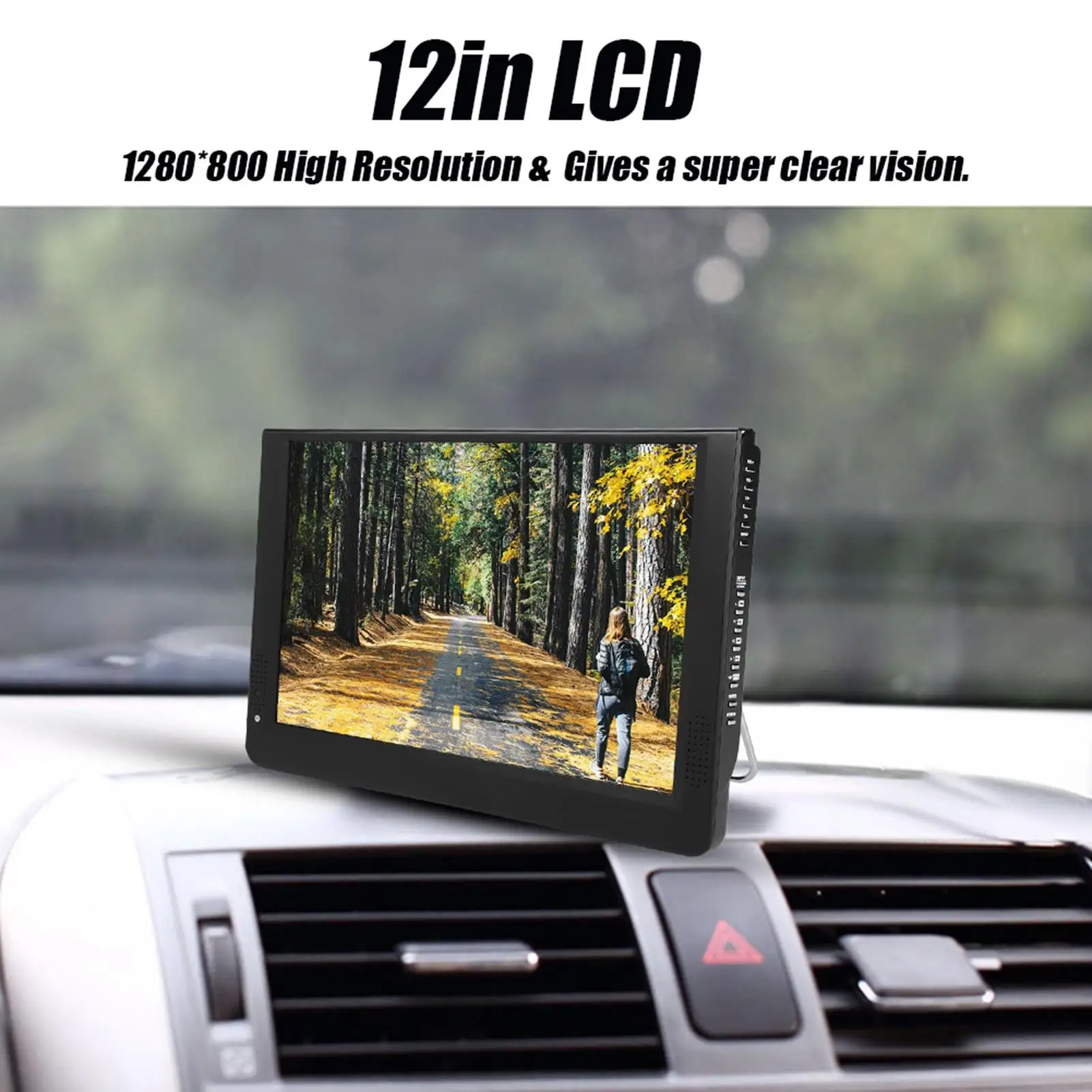 LEADSTAR 12 Portable 1080P Mini LED TV-Handheld Digital Television for home , Outdoor & Car Use