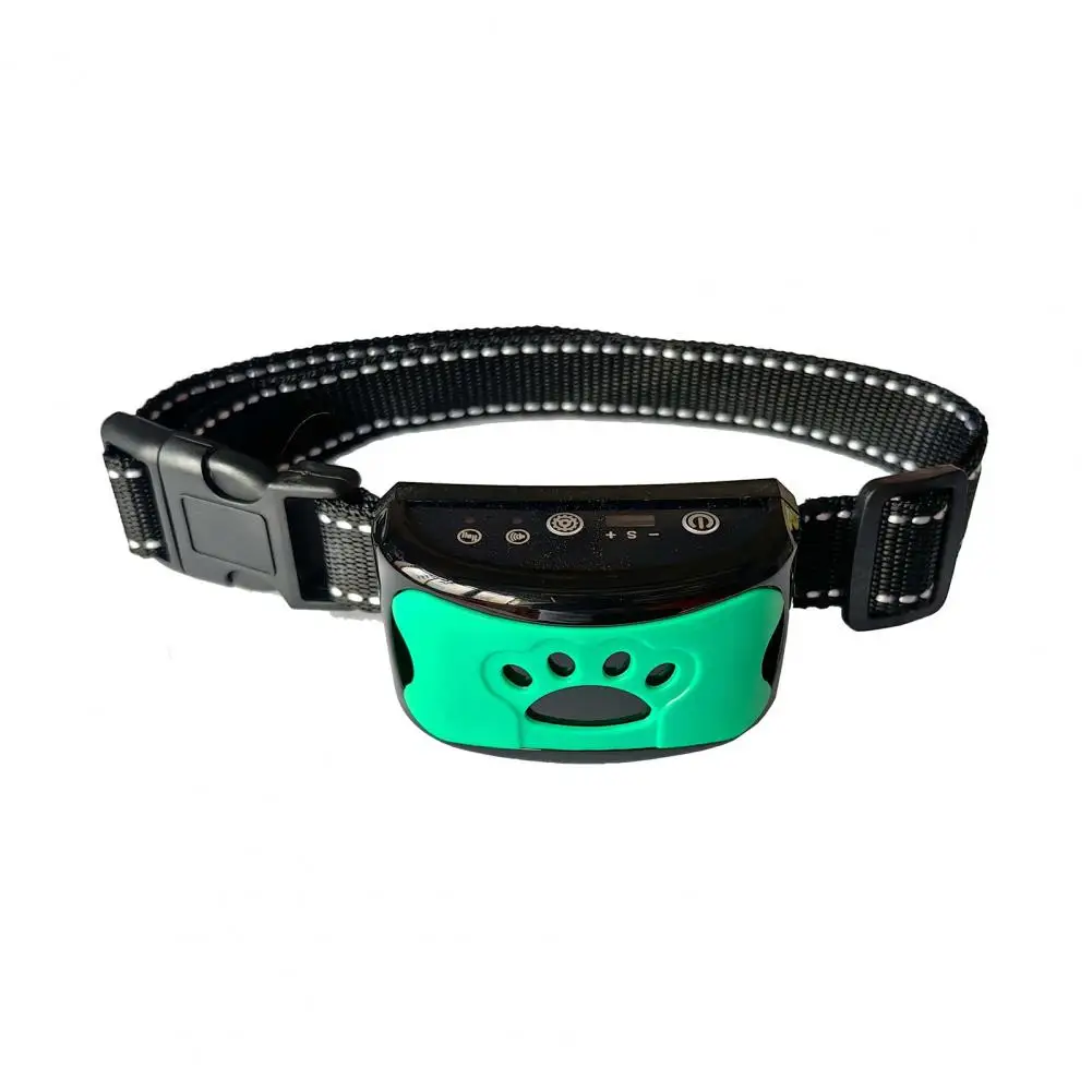 Collar de ladridos para perros, Collar antiladridos inteligente recargable, dispositivo de entrenamiento para perros con 7 vibraciones de sensibilidad ajustable para todos los perros