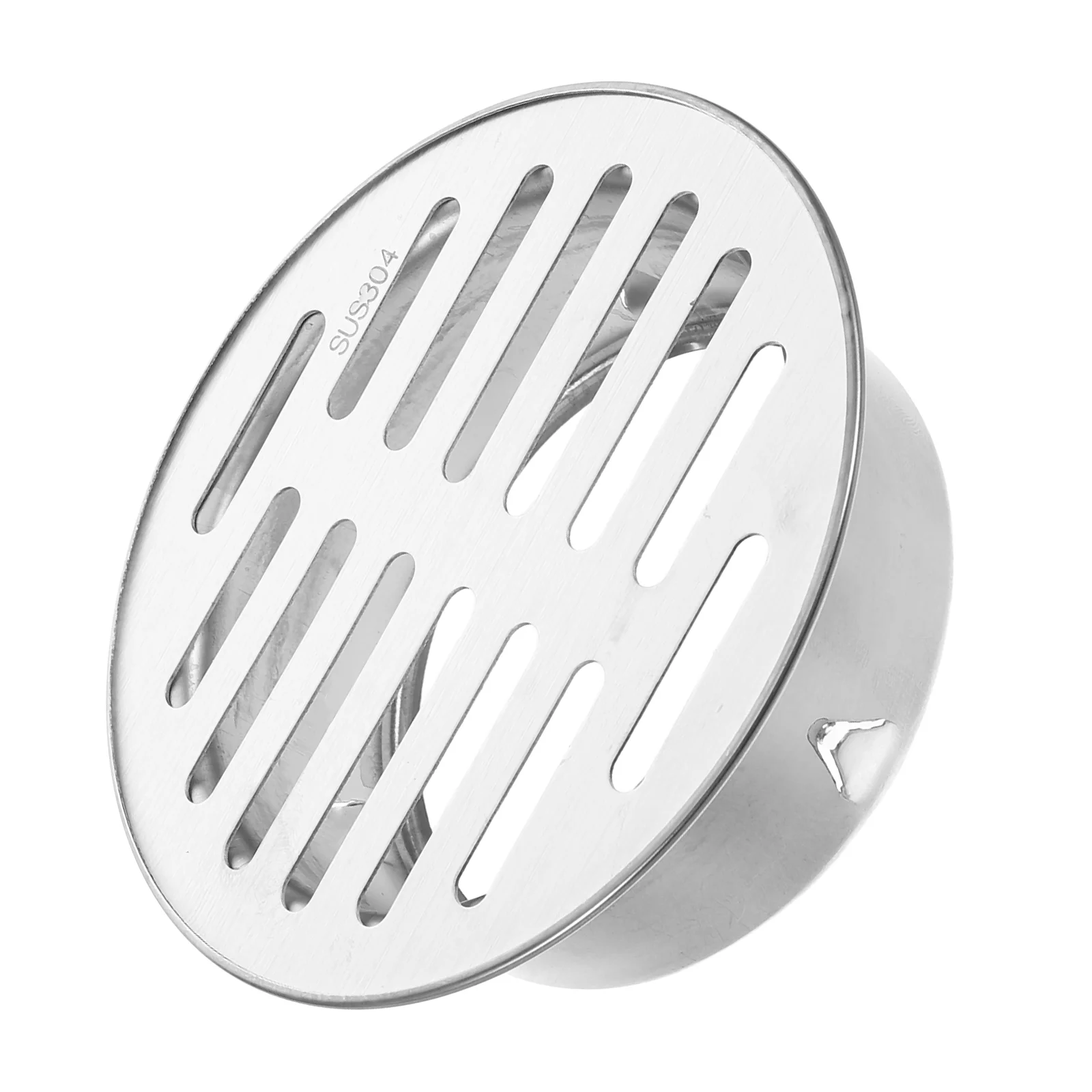 Stainless Steel Floor Drain Thickened Round Rooftop Outdoor Large Capacity Shower Filter Sewer Drain High Garden Pipeline L