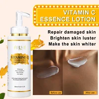 AILKE crème éclaircissante pour le corps, avec vitamine C, acide hyaluronique, beurre de karité, réduit les taches noires, même le teint, Lotion hydratante 2