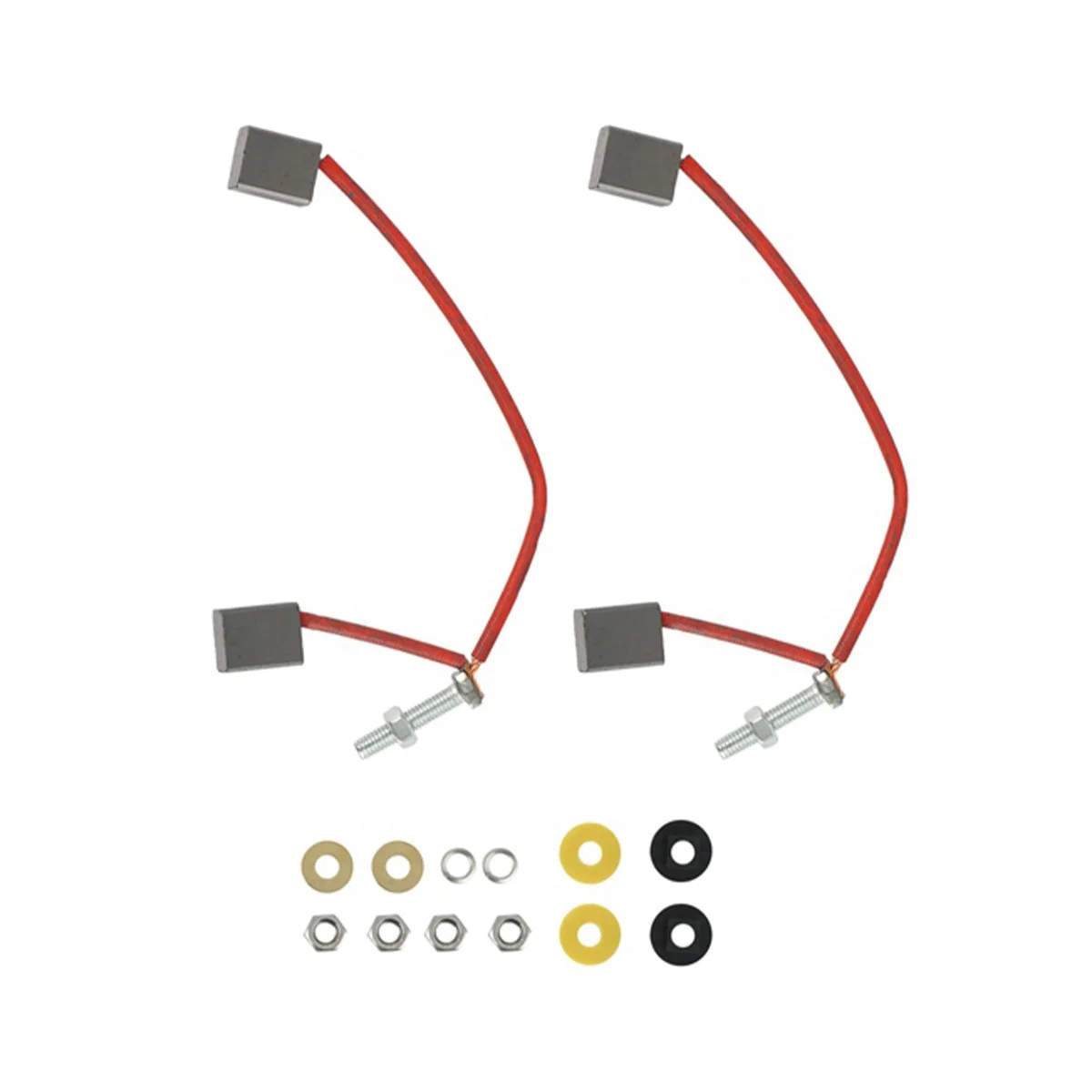 

New for Club Car Precedent Alternator Motor Brush Set for 2010-UP Golf Cart, 103347301 Red