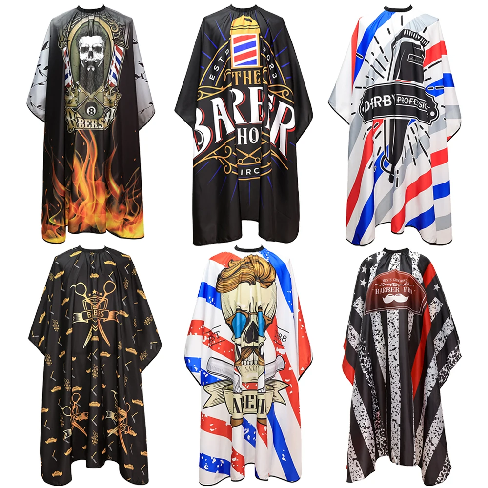 

Barbershop Classics Apron Hair Cut Cape Hairdresser Hairdress Gown Cape Hair Salon Barber Hair Cutting Antistatic HairTool